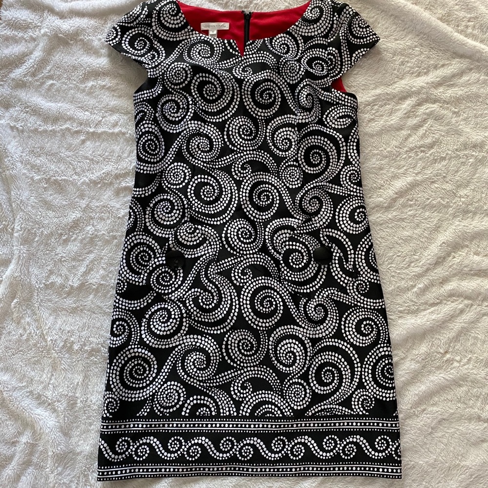 Black and white dress